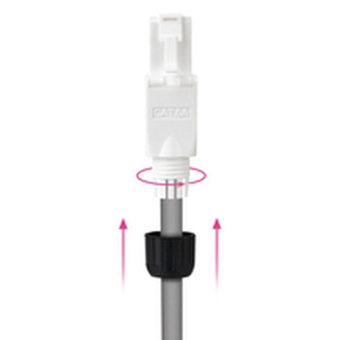 Nanocable Conector RJ45 UTP Cat.6A Auto-Crimpable (10 uds) para Redes Ethernet de Alta Velocidad 6