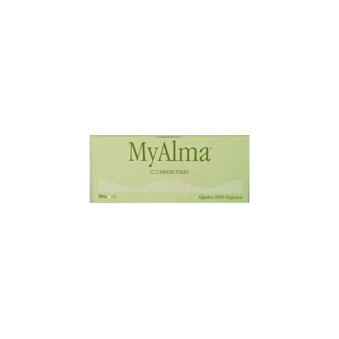 MYALMA Protegeslips 100% Algodón Orgánico 20 Uds. Transpirables e Hipoalergénicos