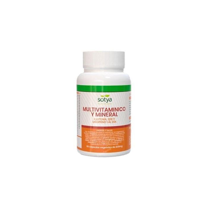 SOTYA Multivitaminico Mineral 60Cap. con Luteína, Licopeno y Q10 SOTYA Multivitaminico Mineral 60Cap. con Luteína, Licopeno y Q10