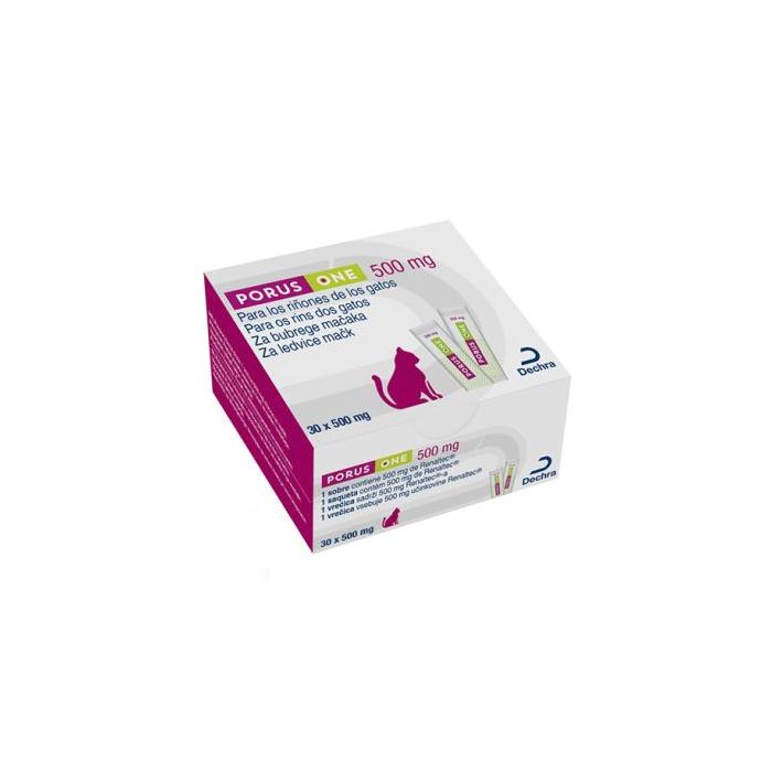 Dechra Porus One Polvo Oral 500 mg - 30 Sobres para Salud Renal Felina