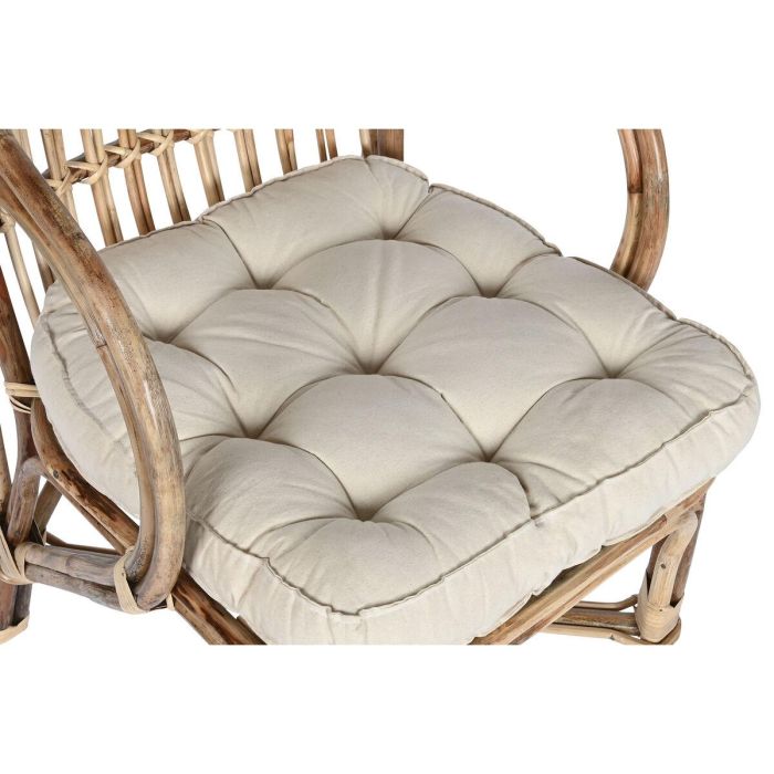 Silla Tropical DKD Home Decor Natural Beige 65 x 85 x 58 cm 2 Silla Tropical DKD Home Decor Natural Beige 65 x 85 x 58 cm 2
