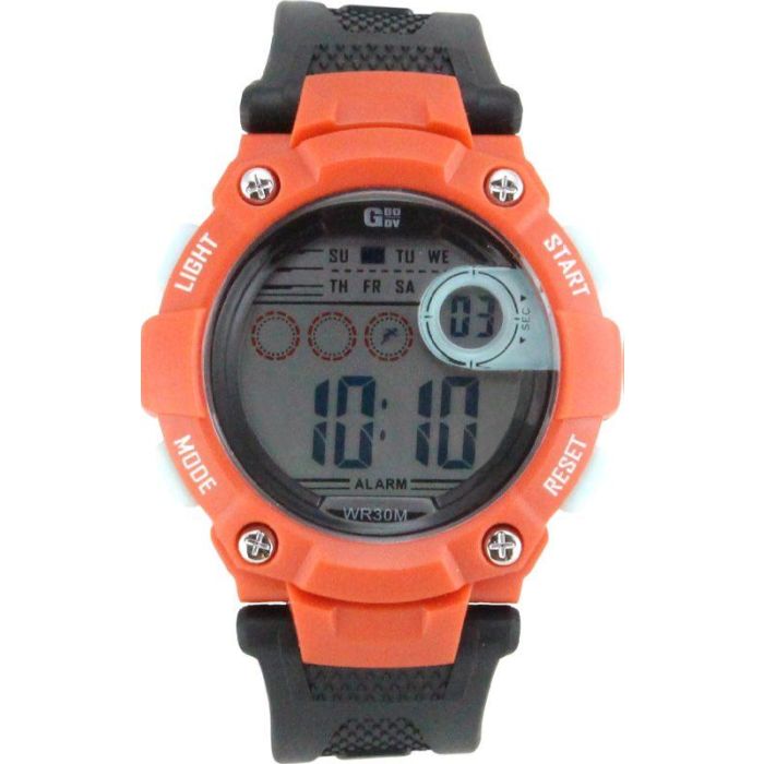 G&B TIME Reloj G-Body Digital con Pantalla LCD para Hombre, Modelo WR30M - Con Estuche
