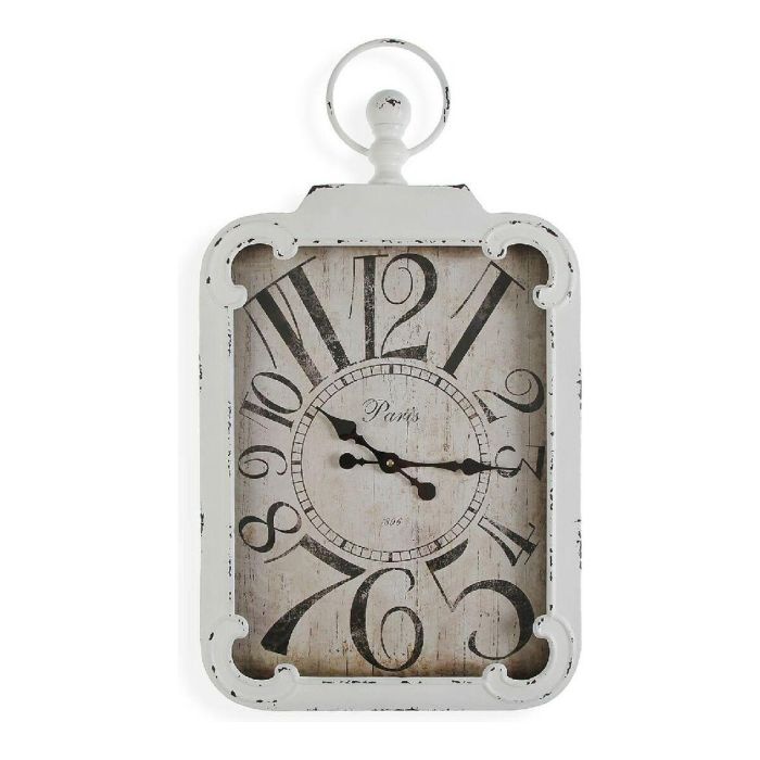 Versa Reloj de Pared Cuadrado 6.5x74x40 cm Metal Versa Reloj de Pared Cuadrado 6.5x74x40 cm Metal