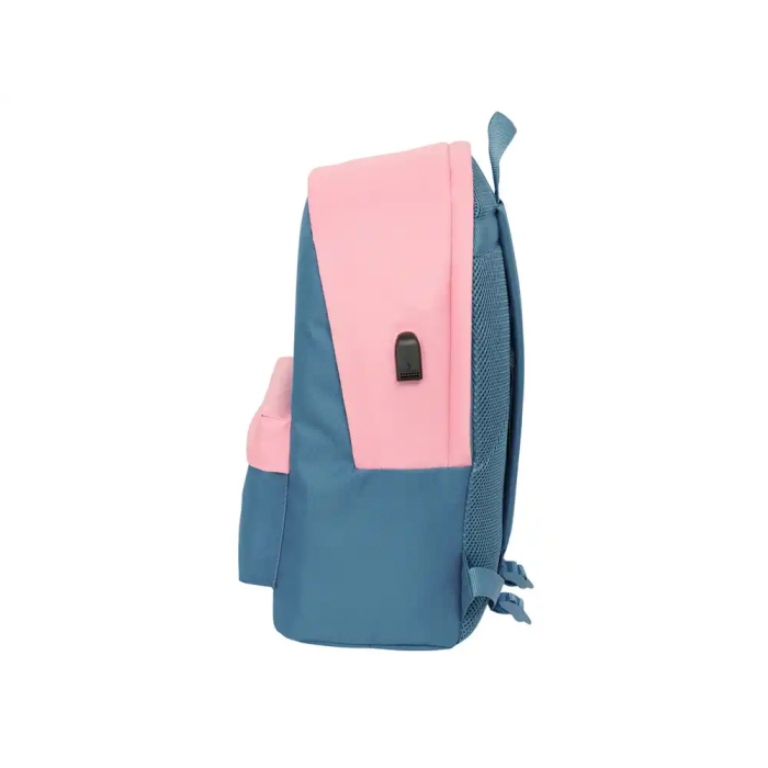 Safta Mochila Doble para Portatil 15,6" + USB "Indigo" 31x44x18 cm 2