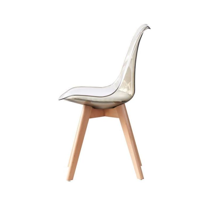 DKD Home Decor Silla Urban Crema Natural 47 x 81 x 54 cm (4 Unidades) 2