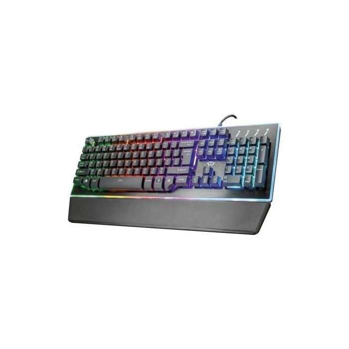 TECLADO TRUST GAMING GXT 860 THURA SEMI-MECHANICAL - 9 MODOS COLOR BRILLO AJUSTABLE - 12 TECLAS MULTIMEDIA - PLACA SUPERIOR METALICA - CABLE USB 170CM 0 TECLADO TRUST GAMING GXT 860 THURA SEMI-MECHANICAL - 9 MODOS COLOR BRILLO AJUSTABLE - 12 TECLAS MULTIMEDIA - PLACA SUPERIOR METALICA - CABLE USB 170CM 0