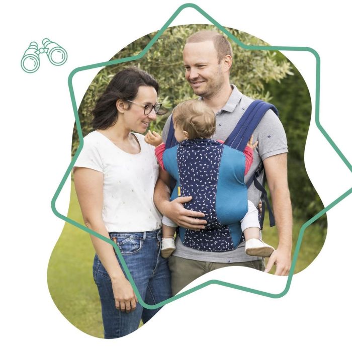 Badabulle Mochila Porta Bebé Fisiológica Easy and Go, Ergonómica, 2 Posiciones (Frente/Espalda), Fácil Instalación, Plegable hasta 15 kg 1 Badabulle Mochila Porta Bebé Fisiológica Easy and Go, Ergonómica, 2 Posiciones (Frente/Espalda), Fácil Instalación, Plegable hasta 15 kg 1