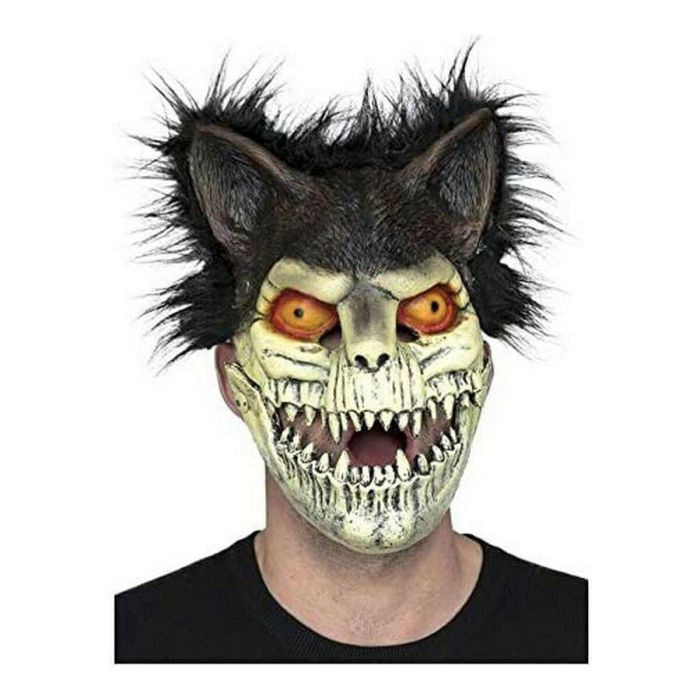 1/2 skull foam mask one size