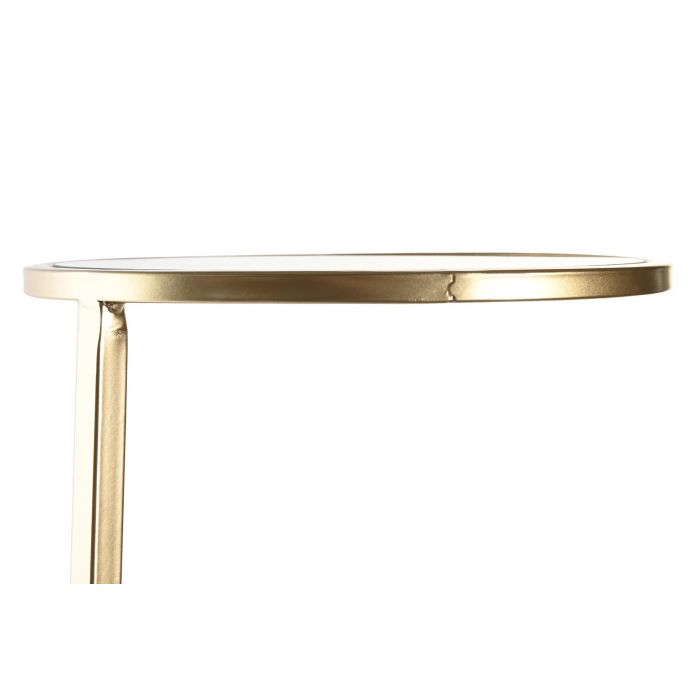 DKD Home Decor Estantería Dorado Metal Cristal 30 x 86 x 32.5 cm con 4 Estantes 2