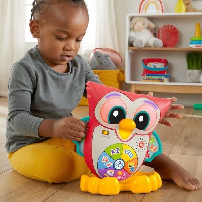FISHER-PRICE - Elisabeth The Owl - juguete de aprendizaje temprano - 18 meses y + 4 FISHER-PRICE - Elisabeth The Owl - juguete de aprendizaje temprano - 18 meses y + 4