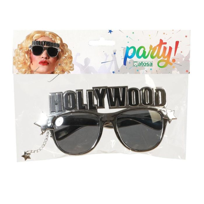Gafas Carnaval Cine Hollywood Mujer Adulto con Brillo y Estrellas para Fiestas Temáticas y Disfraces 1