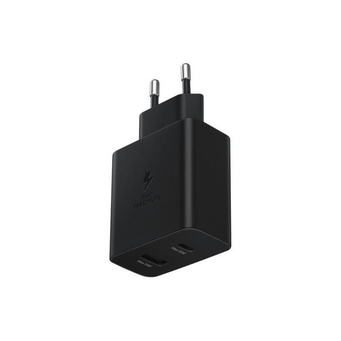 Samsung EP-TA220NBEGEU Cargador de Pared Rápido USB-C 35W Power Delivery 3.0 Negro compatible con Smartphones, Tablets y Portátiles 1 Samsung EP-TA220NBEGEU Cargador de Pared Rápido USB-C 35W Power Delivery 3.0 Negro compatible con Smartphones, Tablets y Portátiles 1