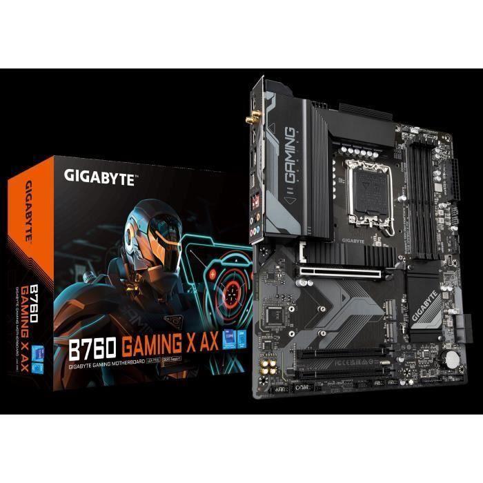 Gigabyte GIG4719331851774 Placa Base Gaming X AX para Intel B760 Wi-Fi 6E 1