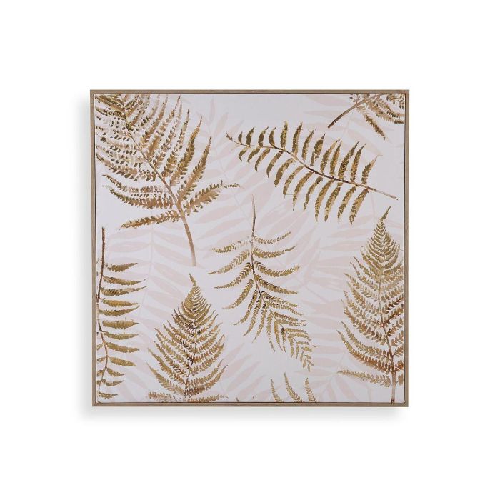 Lienzo Enmarcado Versa 50x50 cm con Lámina Surtida - Madera y Lienzo (2 Unidades) 2 Lienzo Enmarcado Versa 50x50 cm con Lámina Surtida - Madera y Lienzo (2 Unidades) 2