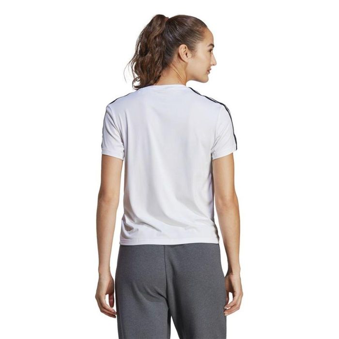 Camiseta de Manga Corta Mujer Adidas IC5040 Blanco (S) 4