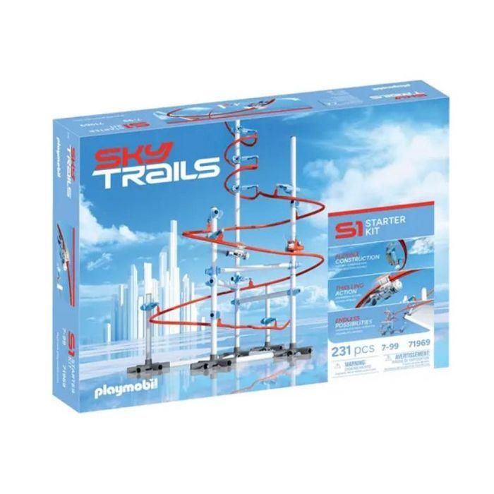 Playmobil Sky Trails Starter Kit 71969 Circuito con Sky Rider para Construir, +7 años