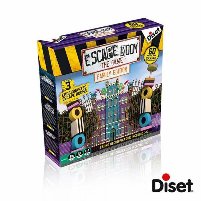 Diset Juego Escape Room Familiar - 3 Desafíos Electrónicos con Crono Decodificador - Edad 10+ - Español 4 Diset Juego Escape Room Familiar - 3 Desafíos Electrónicos con Crono Decodificador - Edad 10+ - Español 4