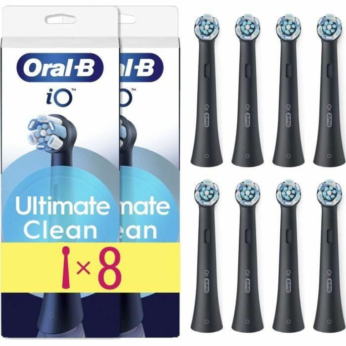 Oral-B ORA8700216196178 Recambios iO Ultimate Clean Cepillos Eléctricos Pack de 4 Negro