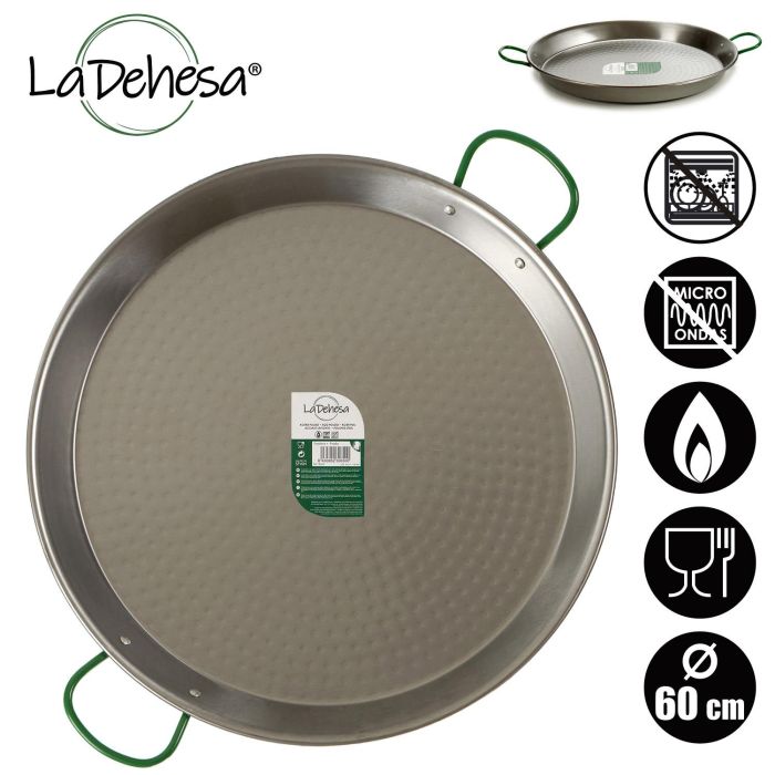 Paellera Pulida 60 Cm 20 Raciones La Dehesa (4 Unidades) 3 Paellera Pulida 60 Cm 20 Raciones La Dehesa (4 Unidades) 3