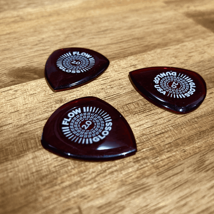 Dunlop Flow Gloss 2 Mm Púas - Pack De 3 Unidades 4