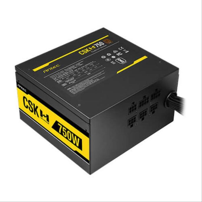 Antec Cuprum Strike CSK750H unidad de fuente de alimentación 750 W 20+4 pin ATX ATX Negro 1 Antec Cuprum Strike CSK750H unidad de fuente de alimentación 750 W 20+4 pin ATX ATX Negro 1