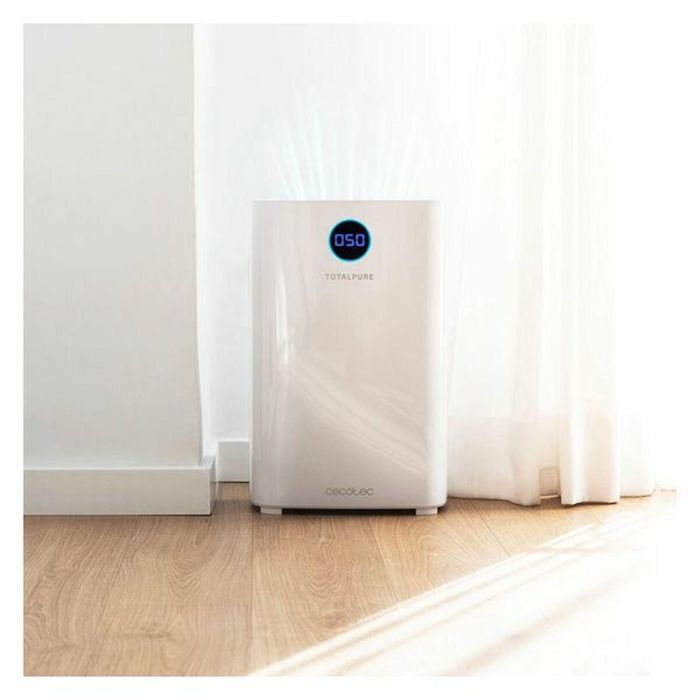 Purificador de Aire Cecotec TotalPure 2500 Connected Wi-Fi 20 W Blanco 1 L (60 W) 5 Purificador de Aire Cecotec TotalPure 2500 Connected Wi-Fi 20 W Blanco 1 L (60 W) 5