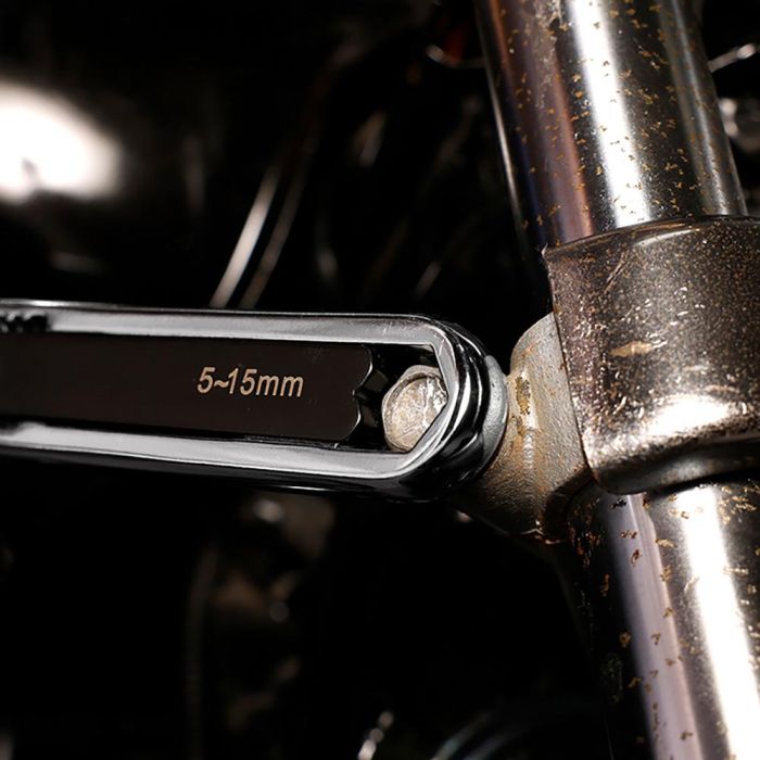 Llave ajustable universal 5 - 27mm, métrica y sae 2