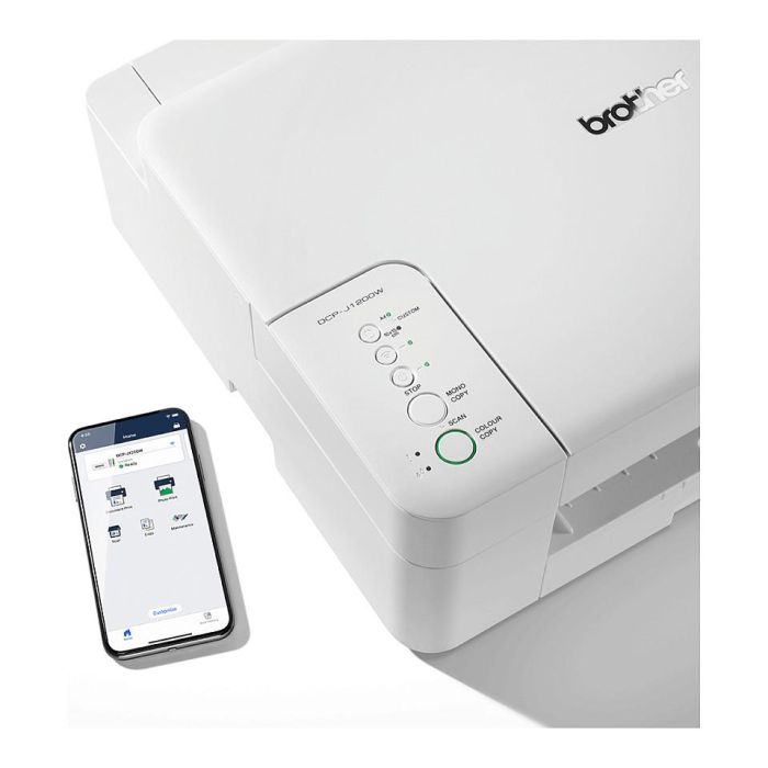 Brother DCP-J1200W Multifunción 3en1 Inyección Tinta Color A4 WLAN USB Blanco 2