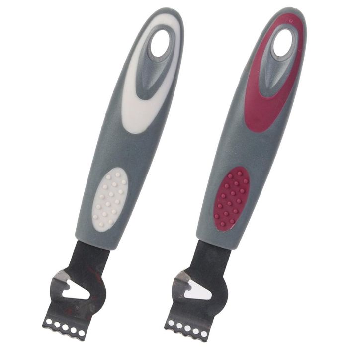 Cook Concept Raspador Cítricos Acero Inoxidable con Mango Antideslizante para Cocina y Repostería, Colores Surtidos, Medidas 15,2x2,5 cm 2