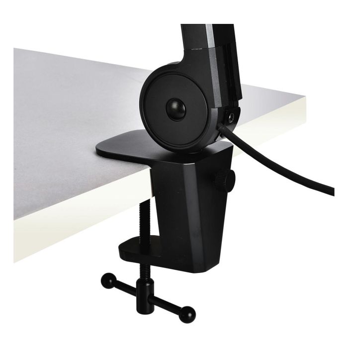 Cherry MA 6.0 uni Soporte de Escritorio para Micrófono con USB-HUB Integrado, Negro, Aluminio, USB 3