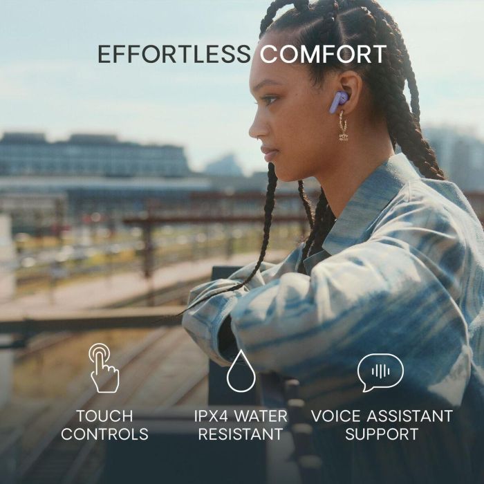 Urbanista Copenhagen 2 Auriculares Inalambricos Purpura 36 Horas de Reproduccion Bluetooth 5.4 IPX4 8