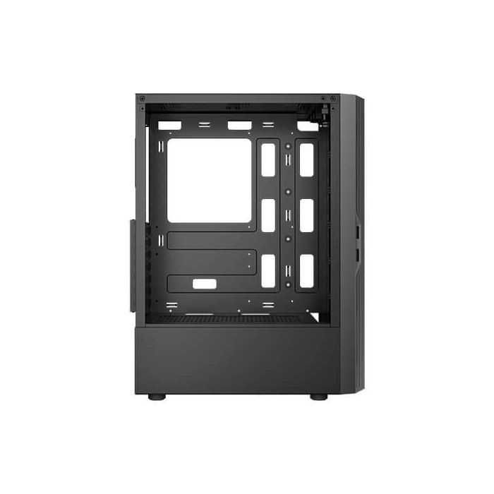 Antec AX20 Midi Tower Negro - Caja de PC Negra con Ventiladores Frontales de 120 mm 5