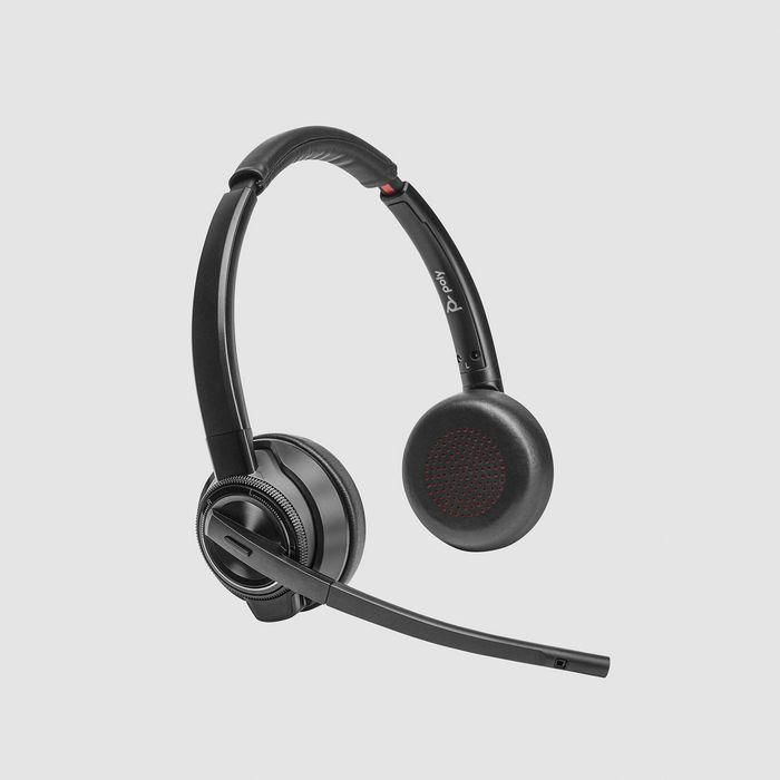 HP Poly Savi 8420 Office DECT Headset Binaural Inalámbrico Microsoft Teams Auriculares de Oficina Negro 1
