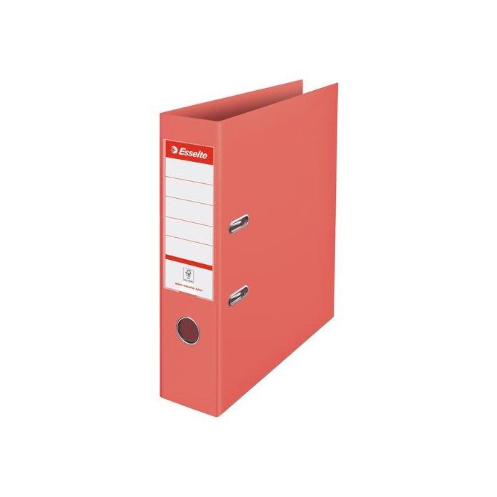 Archivador Palanca Esselte Colour Breeze Plastico Forrado Con Rado A4 75Mm Coral