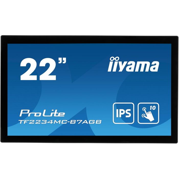 iiyama TF2234MC-B7AGB Monitor Táctil 21.5" Full HD IPS Multi-Touch USB HDMI DisplayPort Antirreflectante Negro 1 iiyama TF2234MC-B7AGB Monitor Táctil 21.5" Full HD IPS Multi-Touch USB HDMI DisplayPort Antirreflectante Negro 1