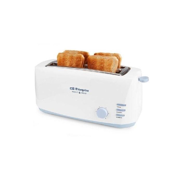 Tostador Orbegozo TO 4500/ 1400W/ Blanco 1 Tostador Orbegozo TO 4500/ 1400W/ Blanco 1