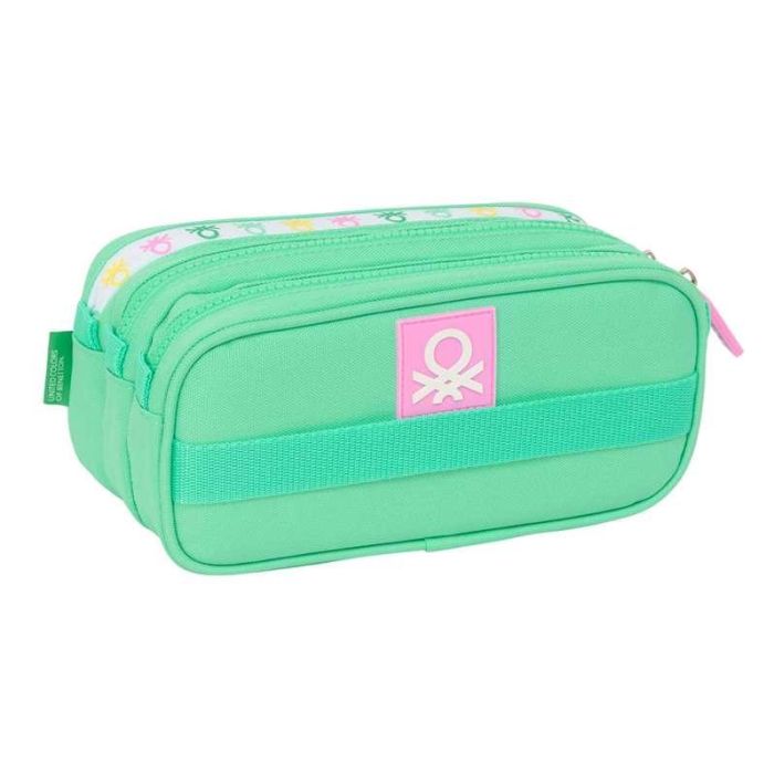 Bolso Escolar Portatodo Safta Triple Big Benetton Mint 100x215x80 mm Bolso Escolar Portatodo Safta Triple Big Benetton Mint 100x215x80 mm