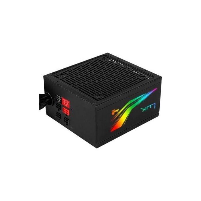 Fuente de Alimentación Aerocool LUX RGB 550M/ 550W/ Ventilador 12cm/ 80 Plus Bronze Fuente de Alimentación Aerocool LUX RGB 550M/ 550W/ Ventilador 12cm/ 80 Plus Bronze
