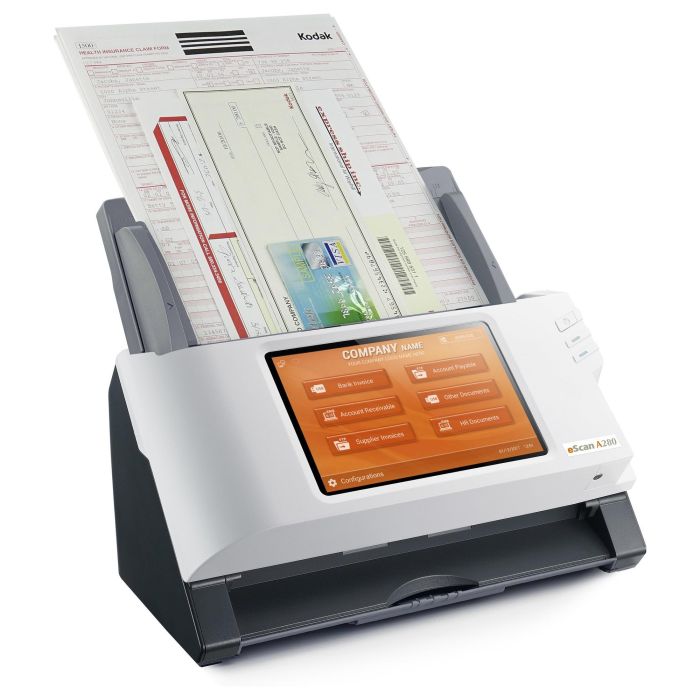 Plustek Escáner A280 Enterprise, Resolución 600x600 DPI, Escaneo Dúplex a Color, Velocidad 20 ppm, Pantalla 7" 2