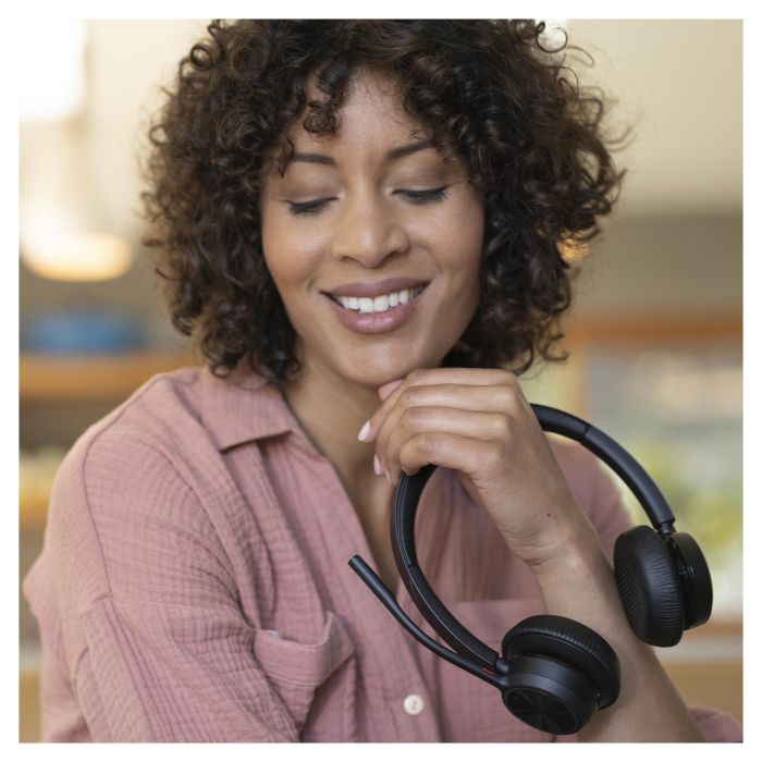 HP Poly Voyager 4320 USB-C Headset with Charge Stand Bluetooth Wireless Headset for Office and Home