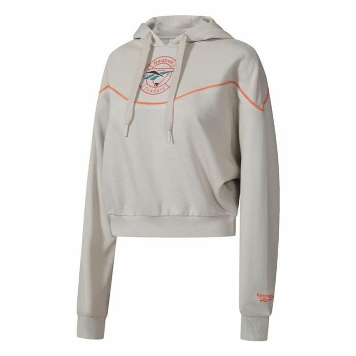 Sudadera con Capucha Mujer Reebok Classic Trail Beige XS 0 Sudadera con Capucha Mujer Reebok Classic Trail Beige XS 0