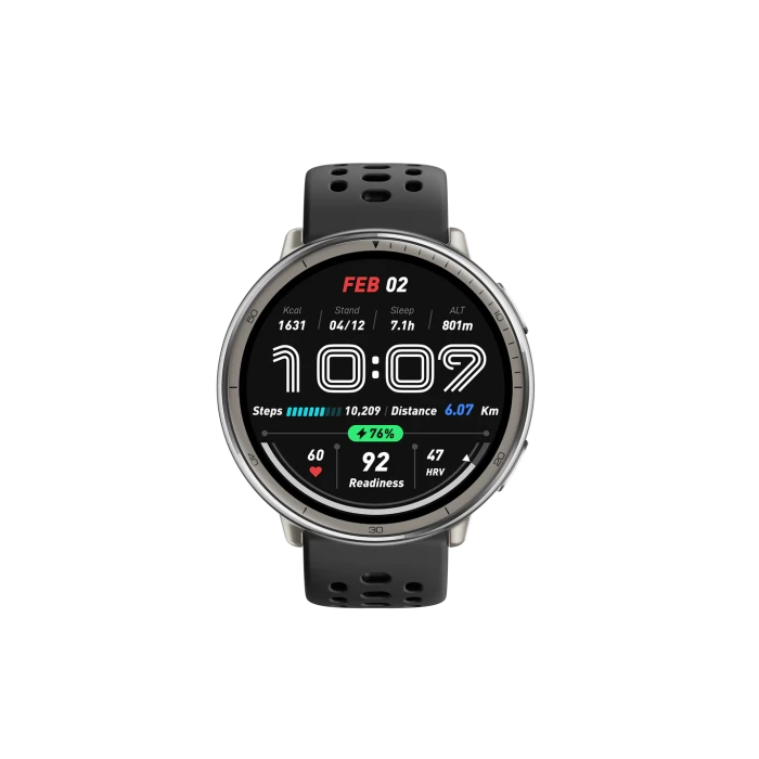 Amazfit Active 2 Black Sport Silicone Amazfit Active 2 Black Sport Silicone