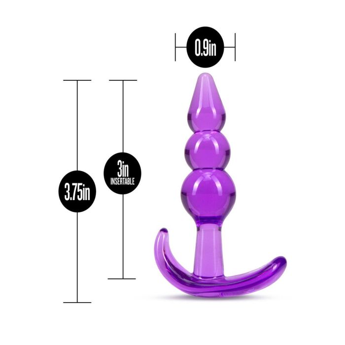 Plug Anal Blush B yours Morado (9,5 cm) (6,9 cm) 6 Plug Anal Blush B yours Morado (9,5 cm) (6,9 cm) 6