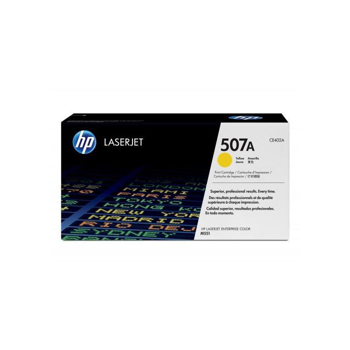 Hp Laserjet 507A Toner Amarillo