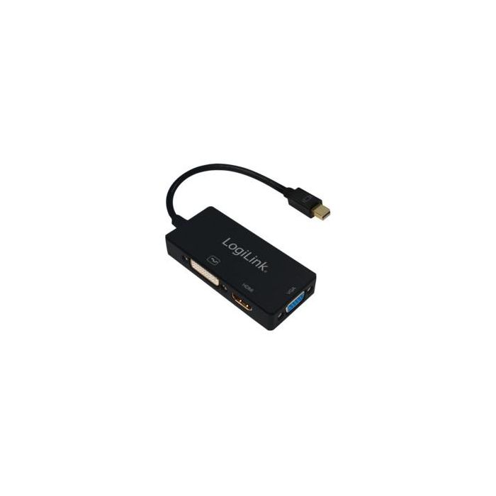 Logilink 4K Mini DisplayPort 1.2 zu DVI/HDMI/VGA Adapter