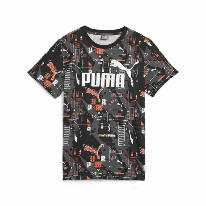 Camiseta de Manga Corta Infantil Puma Ess+ Futureverse Aop Negro 7-8 Años 0 Camiseta de Manga Corta Infantil Puma Ess+ Futureverse Aop Negro 7-8 Años 0