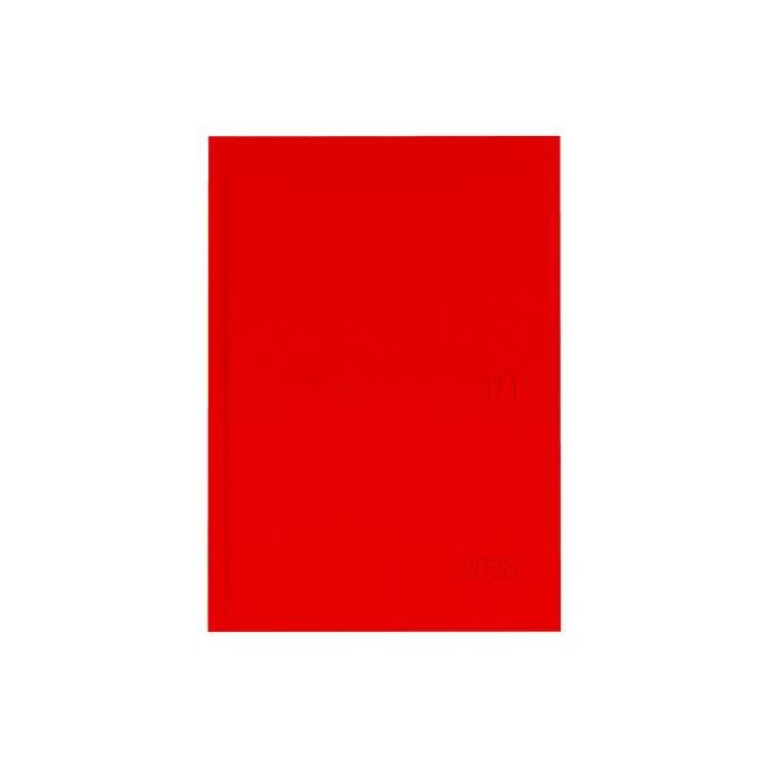 Oxford Agenda Anual Minimal Cosida A5 320H Dp Rojo 2026