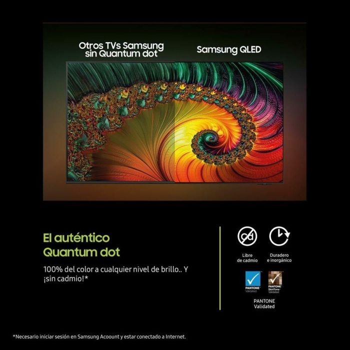 Smart TV Samsung TQ50Q7FAAUXX 50 50" 4K Ultra HD HDR QLED 18 Smart TV Samsung TQ50Q7FAAUXX 50 50" 4K Ultra HD HDR QLED 18