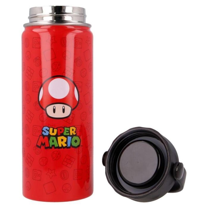 Botella termo acero inoxidable Super Mario Bros Nintendo 530ml 3