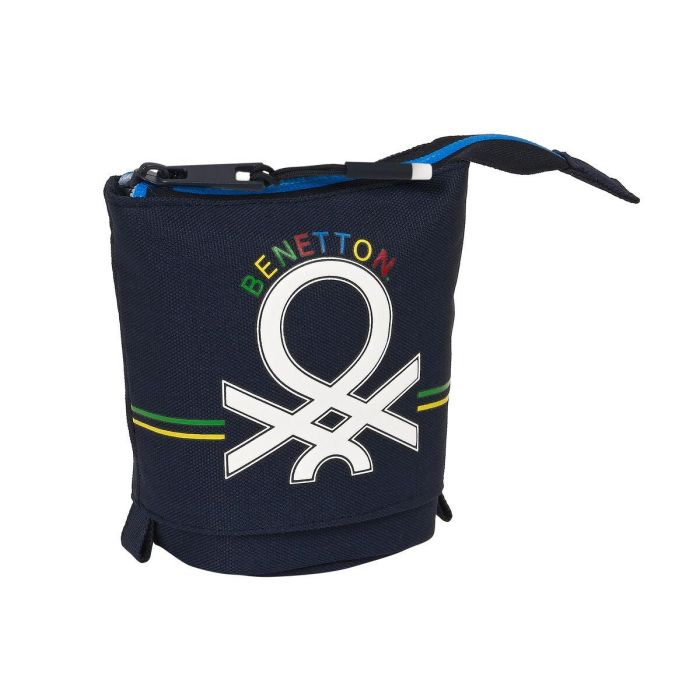 Estuche Cubilete Benetton Sixties Azul marino (8 x 19 x 6 cm) 3